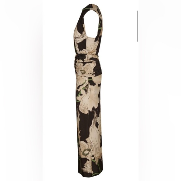 JOHANNA ORTIZ Act Of Passion Silk Midi-Dress Sz: 6 - Picture 3 of 15